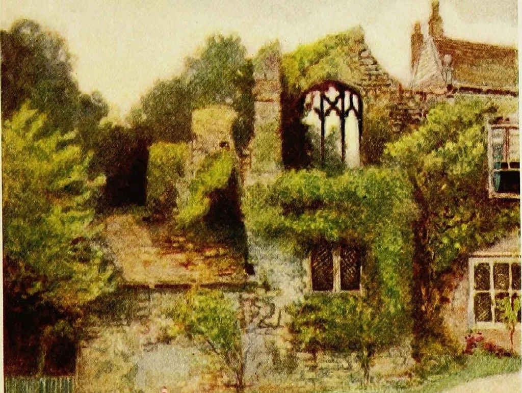 An illustration from The greater abbeys of England, 1908, leaf 402