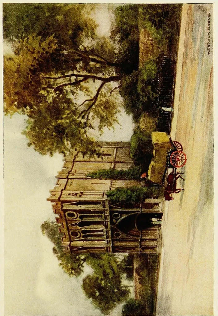 An illustration from The greater abbeys of England, 1908, leaf 84