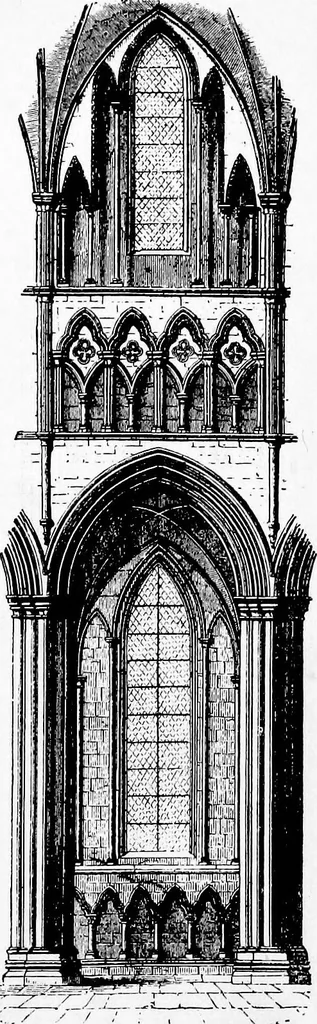 An illustration from An itinerary of the English cathedrals for the use of travellers, 1901, leaf 16