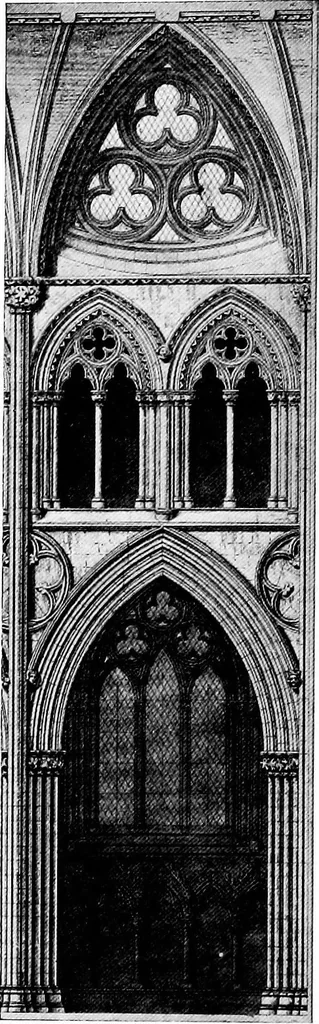 An illustration from An itinerary of the English cathedrals for the use of travellers, 1901, leaf 17