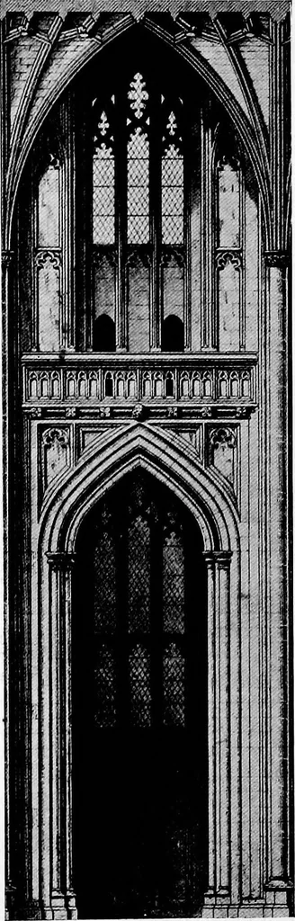 An illustration from An itinerary of the English cathedrals for the use of travellers, 1901, leaf 18