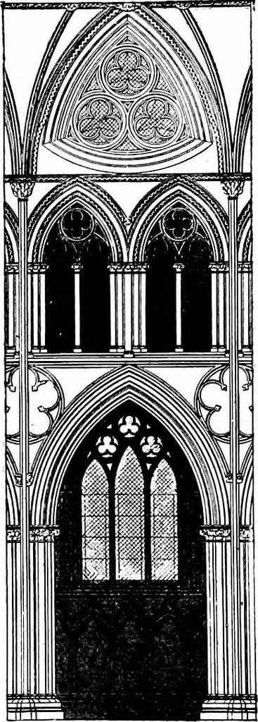 An illustration from An itinerary of the English cathedrals for the use of travellers, 1901, leaf 23