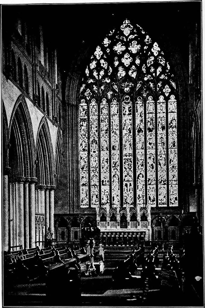 An illustration from An itinerary of the English cathedrals for the use of travellers, 1901, leaf 27