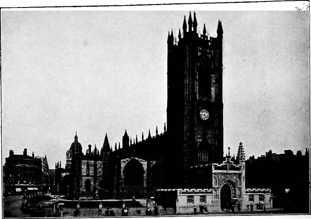 An illustration from An itinerary of the English cathedrals for the use of travellers, 1901, leaf 29