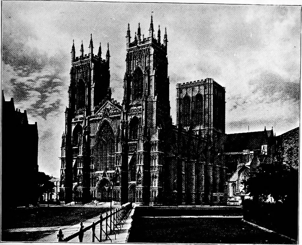 An illustration from An itinerary of the English cathedrals for the use of travellers, 1901, leaf 40