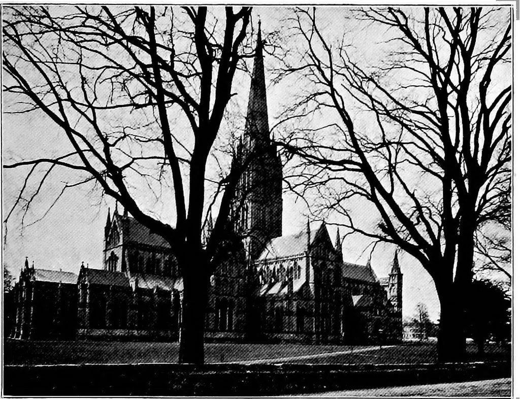 An illustration from An itinerary of the English cathedrals for the use of travellers, 1901, leaf 74