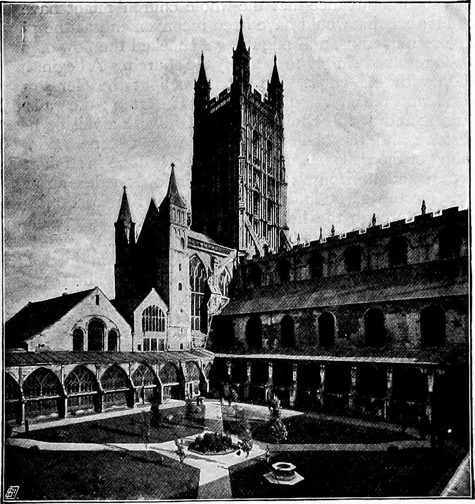An illustration from An itinerary of the English cathedrals for the use of travellers, 1901, leaf 90