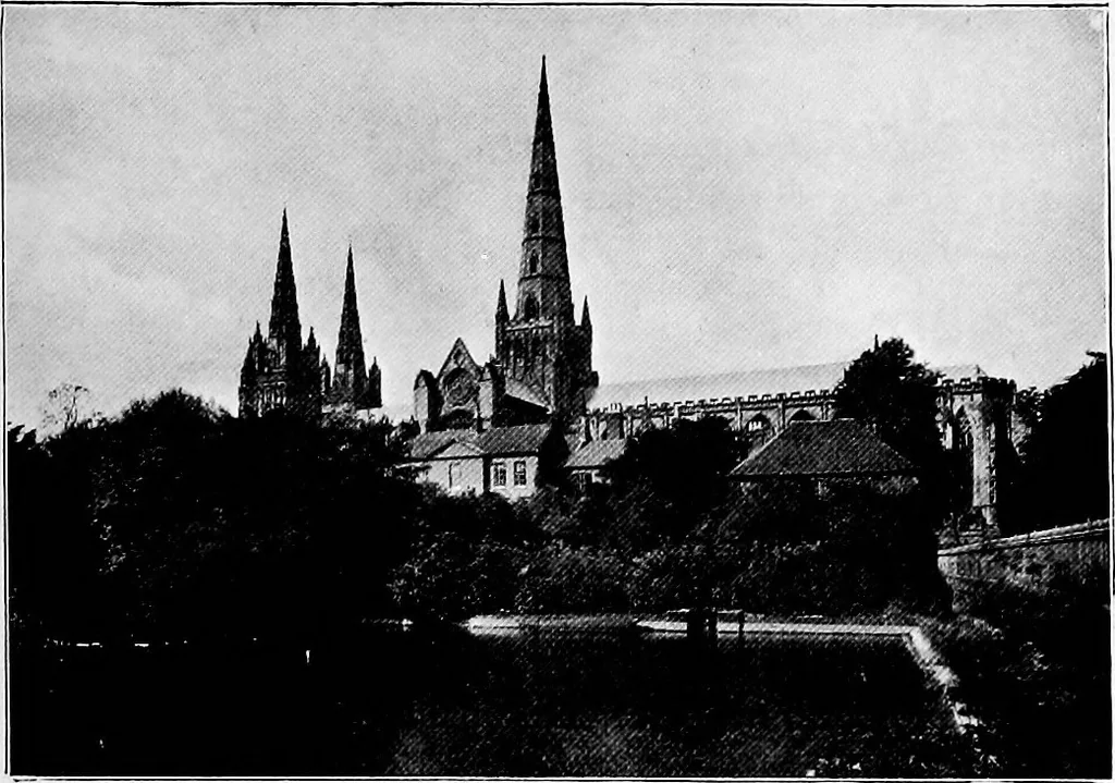 An illustration from An itinerary of the English cathedrals for the use of travellers, 1901, leaf 98