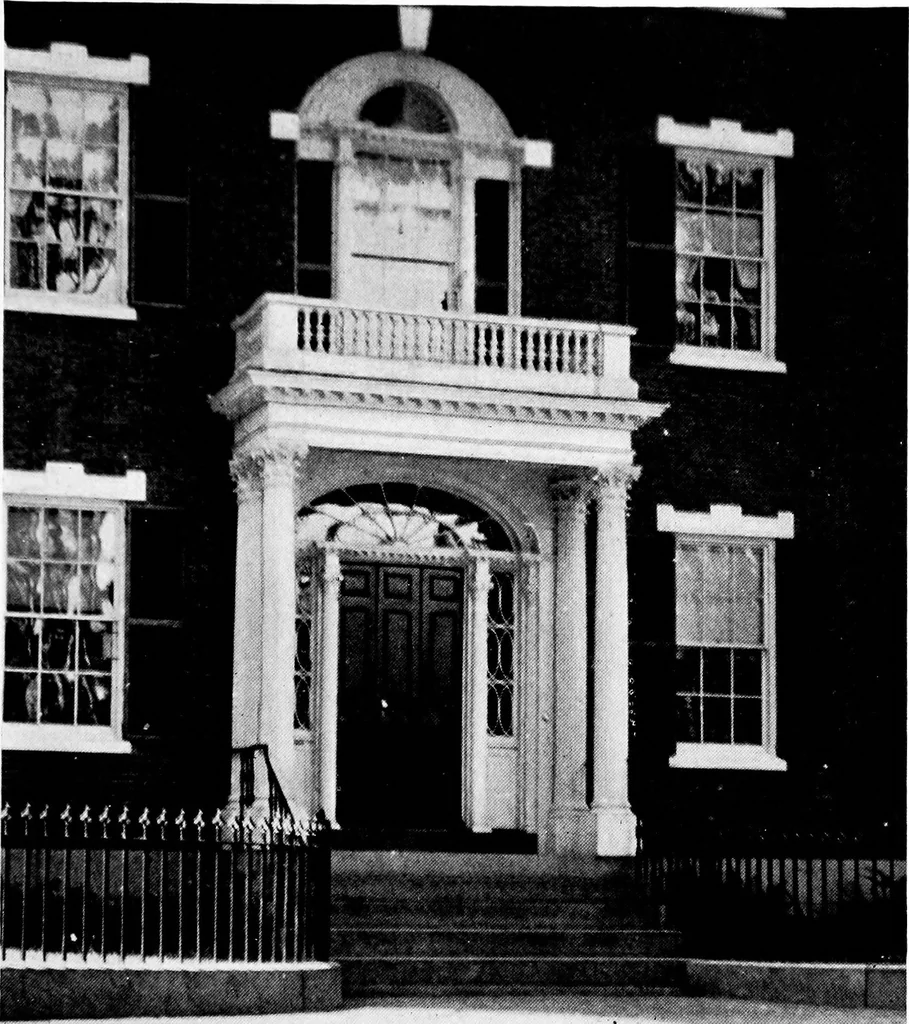 An illustration from Old New England doorways, 1919, leaf 134