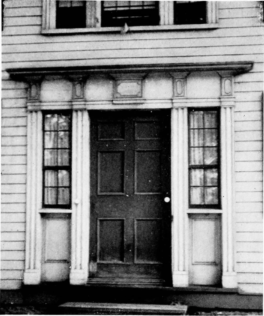 An illustration from Old New England doorways, 1919, leaf 92