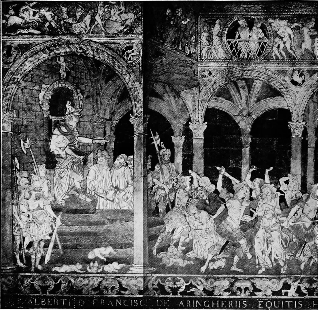 An illustration from The pavement masters of Siena (1369-1562), 1901, leaf 103