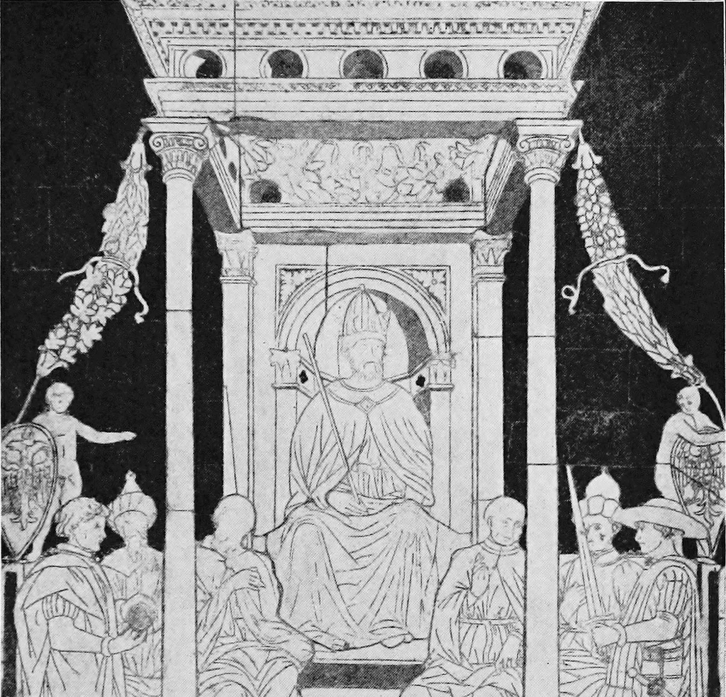 An illustration from The pavement masters of Siena (1369-1562), 1901, leaf 156