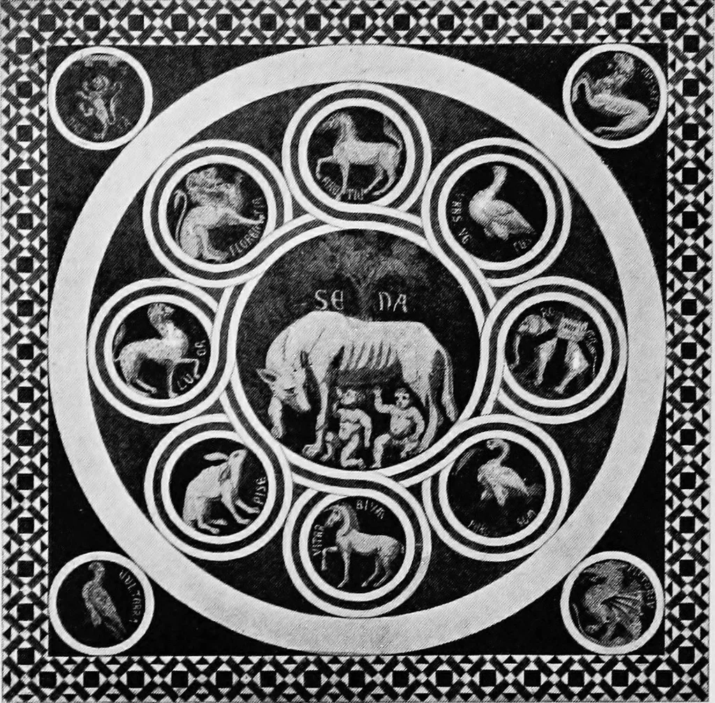 An illustration from The pavement masters of Siena (1369-1562), 1901, leaf 59