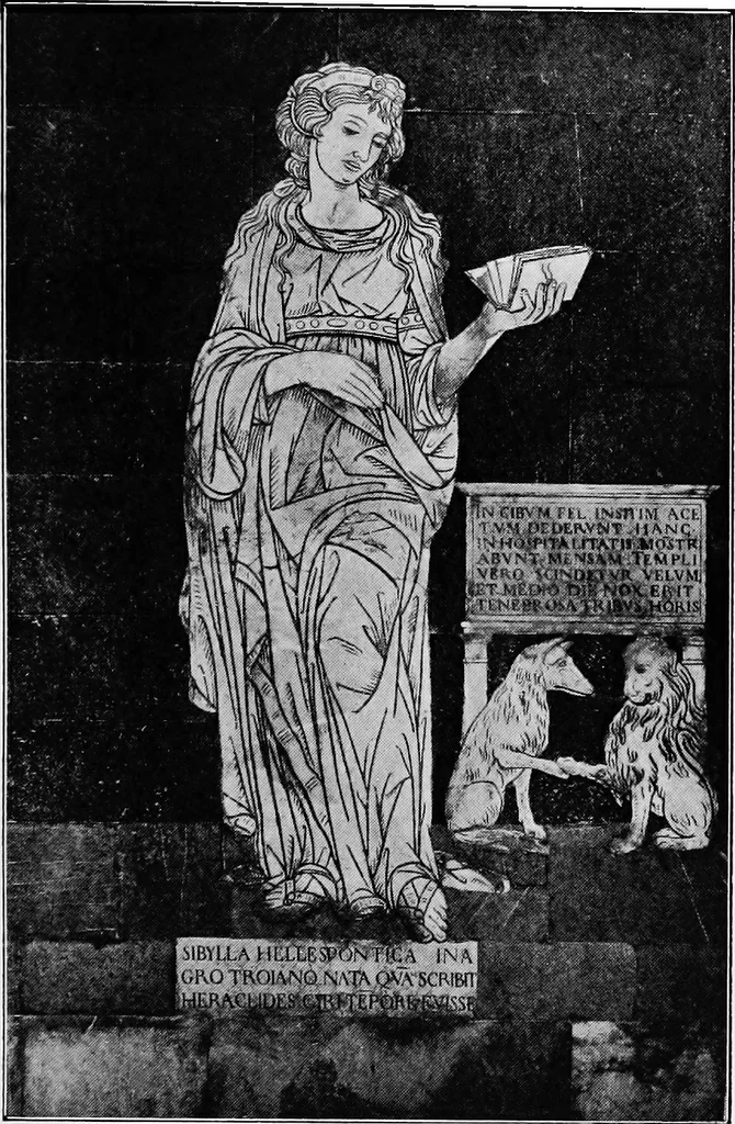 An illustration from The pavement masters of Siena (1369-1562), 1901, leaf 84