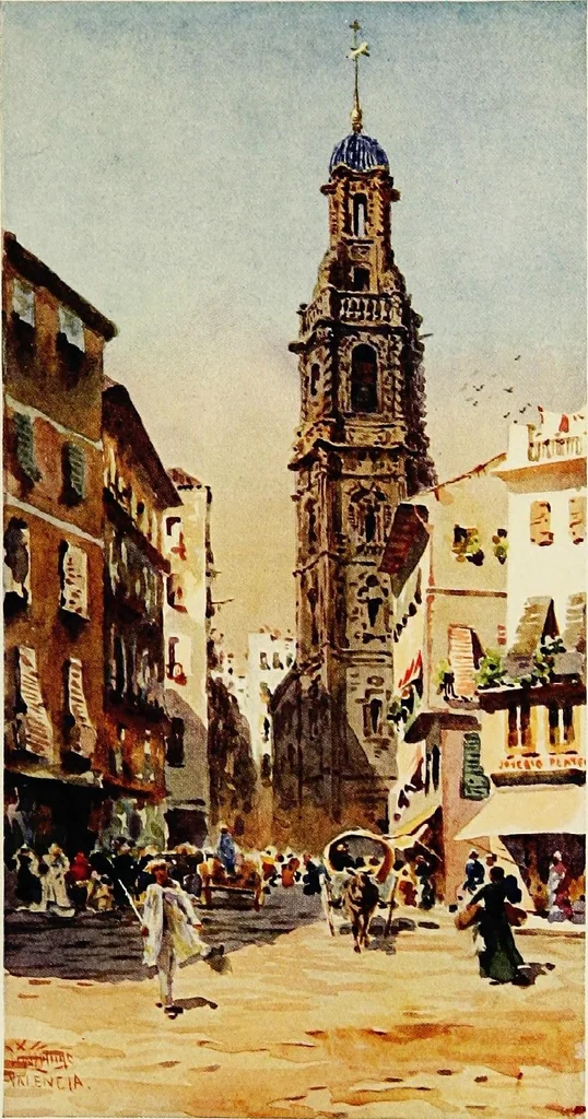 An illustration from Cathedral cities of Spain, 1909, leaf 163