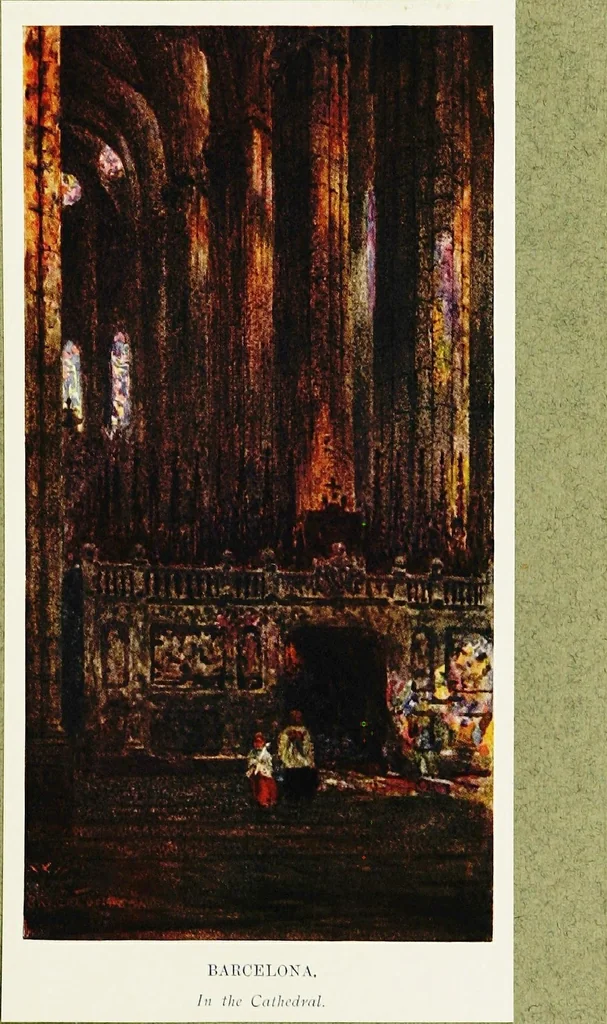 An illustration from Cathedral cities of Spain, 1909, leaf 209