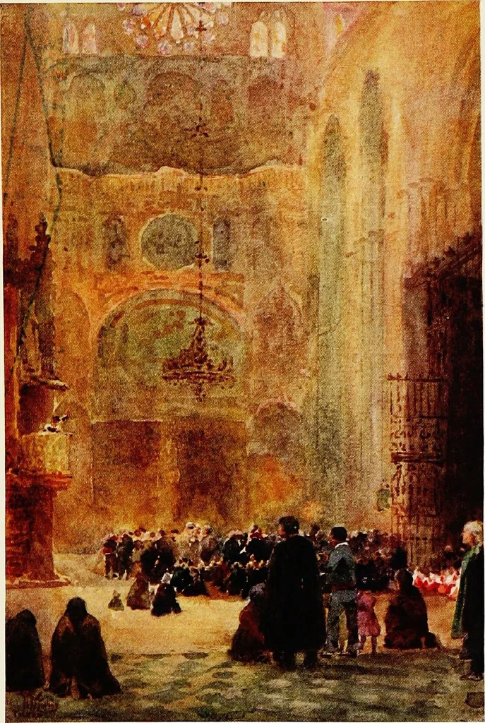 An illustration from Cathedral cities of Spain, 1909, leaf 243
