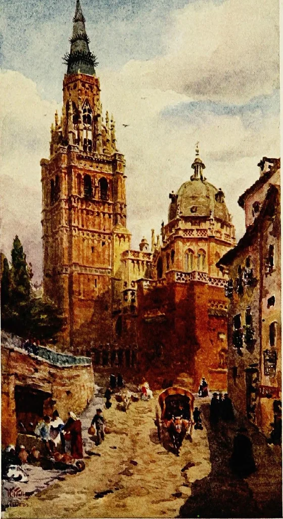 An illustration from Cathedral cities of Spain, 1909, leaf 247