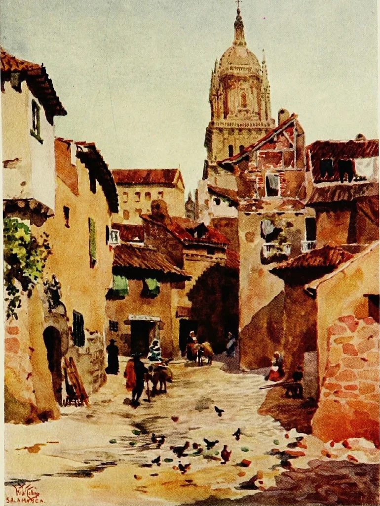 An illustration from Cathedral cities of Spain, 1909, leaf 273