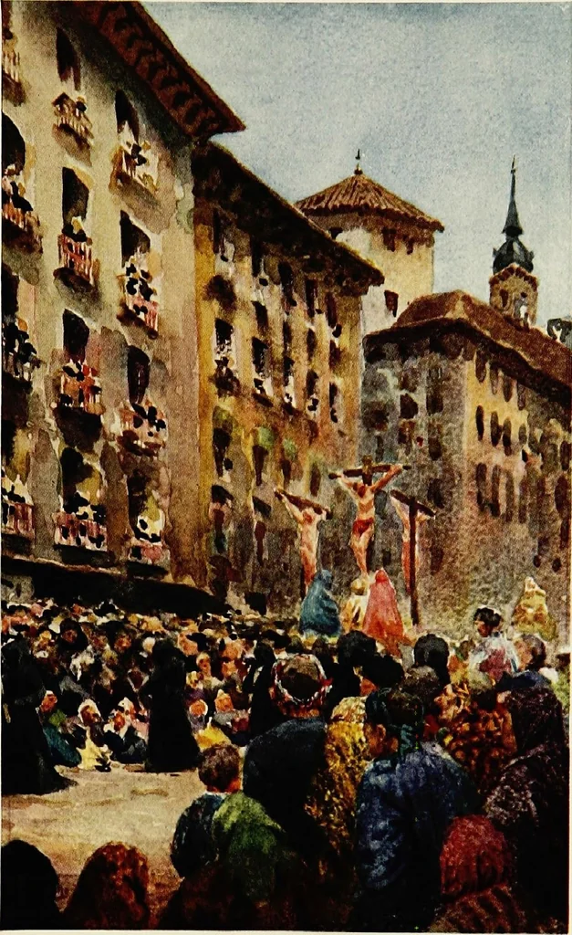 An illustration from Cathedral cities of Spain, 1909, leaf 327