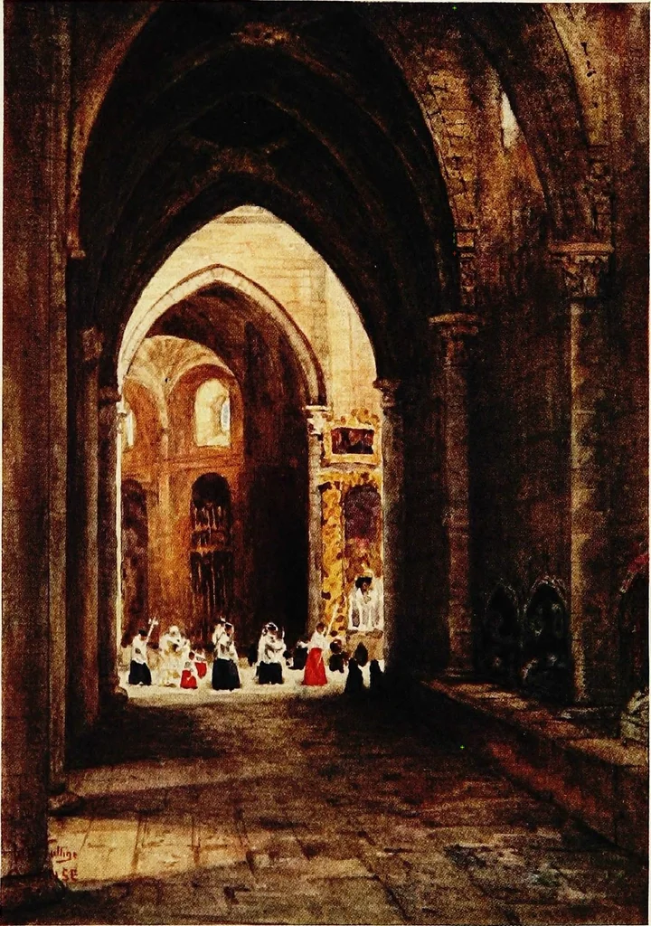 An illustration from Cathedral cities of Spain, 1909, leaf 375