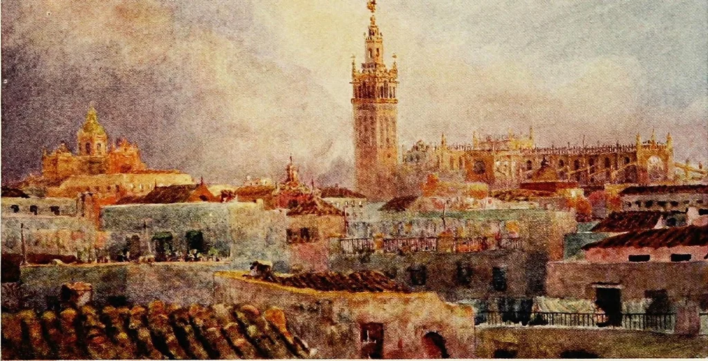 An illustration from Cathedral cities of Spain, 1909, leaf 39
