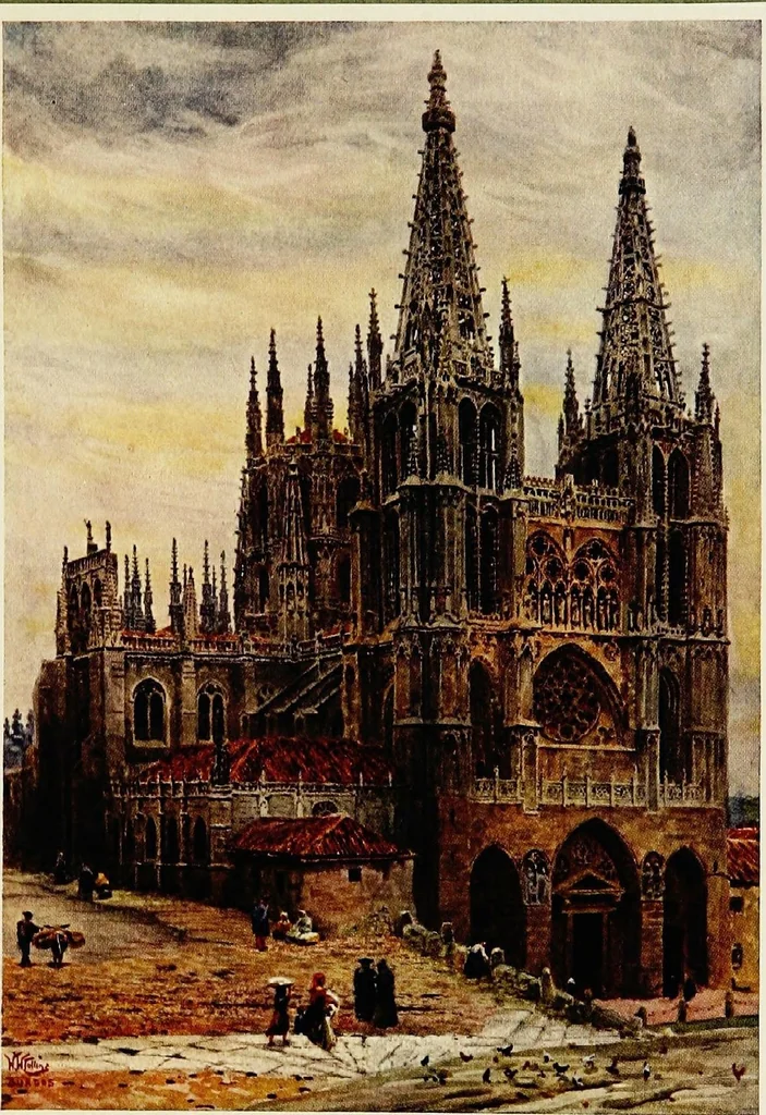 An illustration from Cathedral cities of Spain, 1909, leaf 461