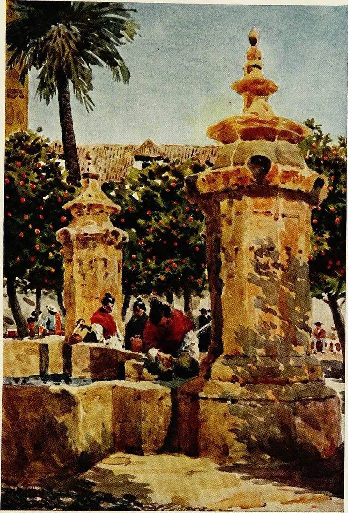 An illustration from Cathedral cities of Spain, 1909, leaf 67