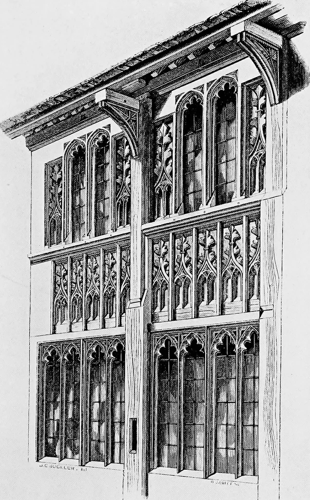 An illustration from The English house, how to judge its periods and styles, 1909, leaf 220