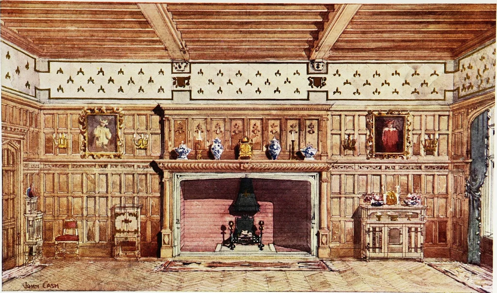 An illustration from The British home of today : a book of modern domestic architecture & the applied arts, 1904, leaf 110