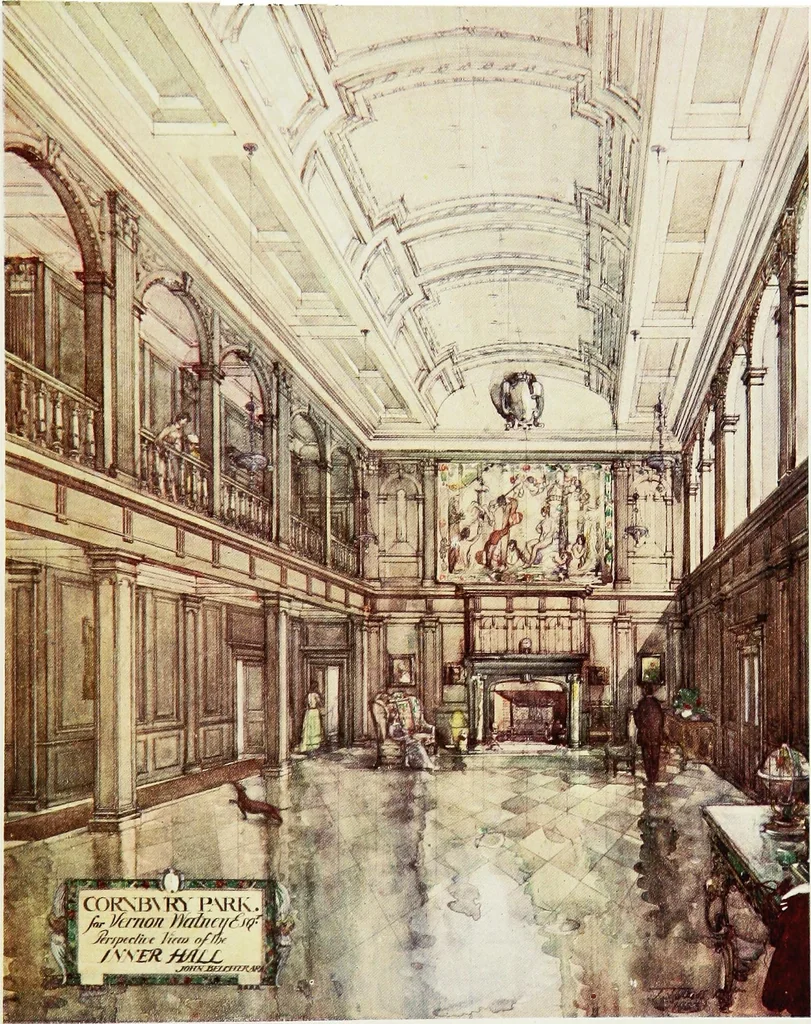 An illustration from The British home of today : a book of modern domestic architecture & the applied arts, 1904, leaf 138
