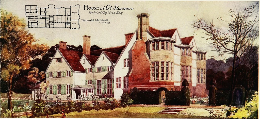 An illustration from The British home of today : a book of modern domestic architecture & the applied arts, 1904, leaf 24