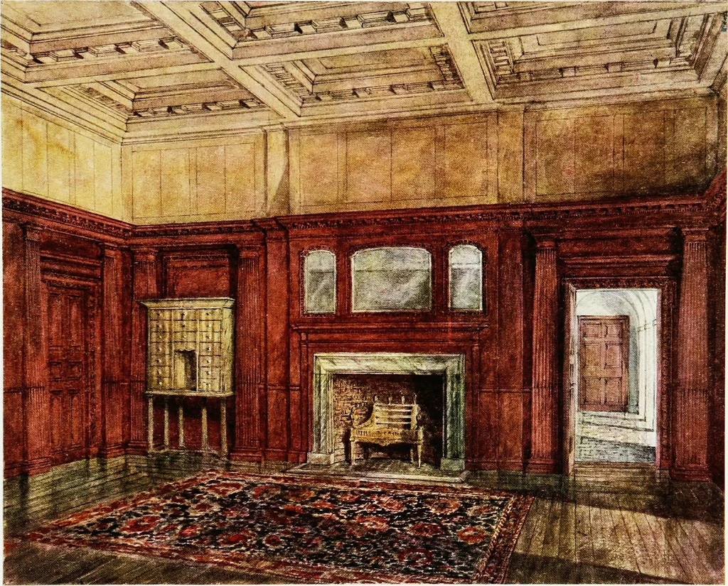 An illustration from The British home of today : a book of modern domestic architecture & the applied arts, 1904, leaf 90