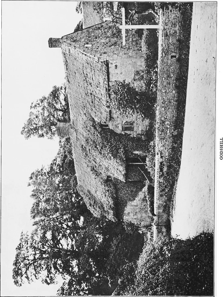 An illustration from Picturesque English cottages and their doorway gardens, 1905, leaf 105