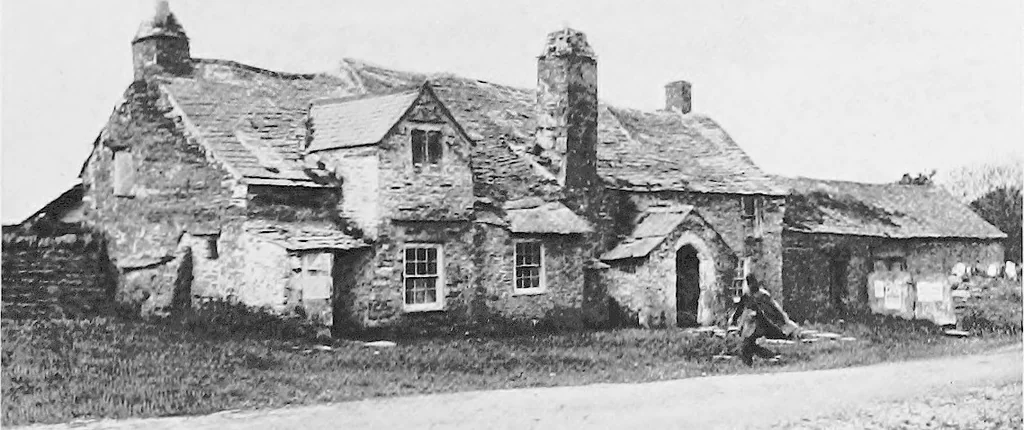 An illustration from Picturesque English cottages and their doorway gardens, 1905, leaf 108