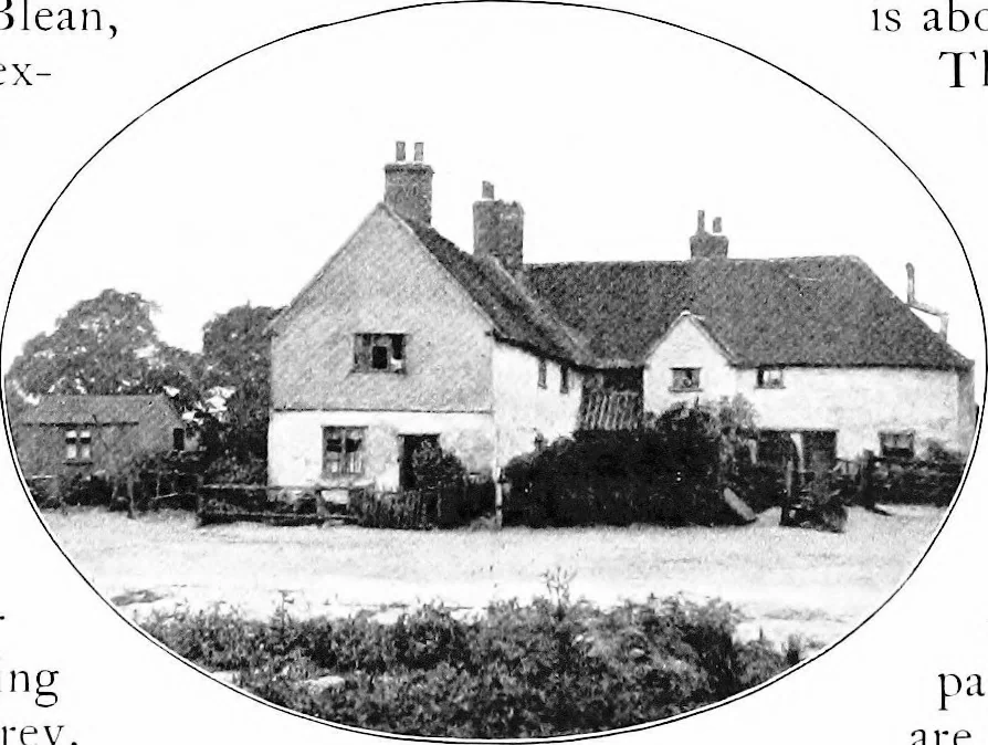 An illustration from Picturesque English cottages and their doorway gardens, 1905, leaf 27