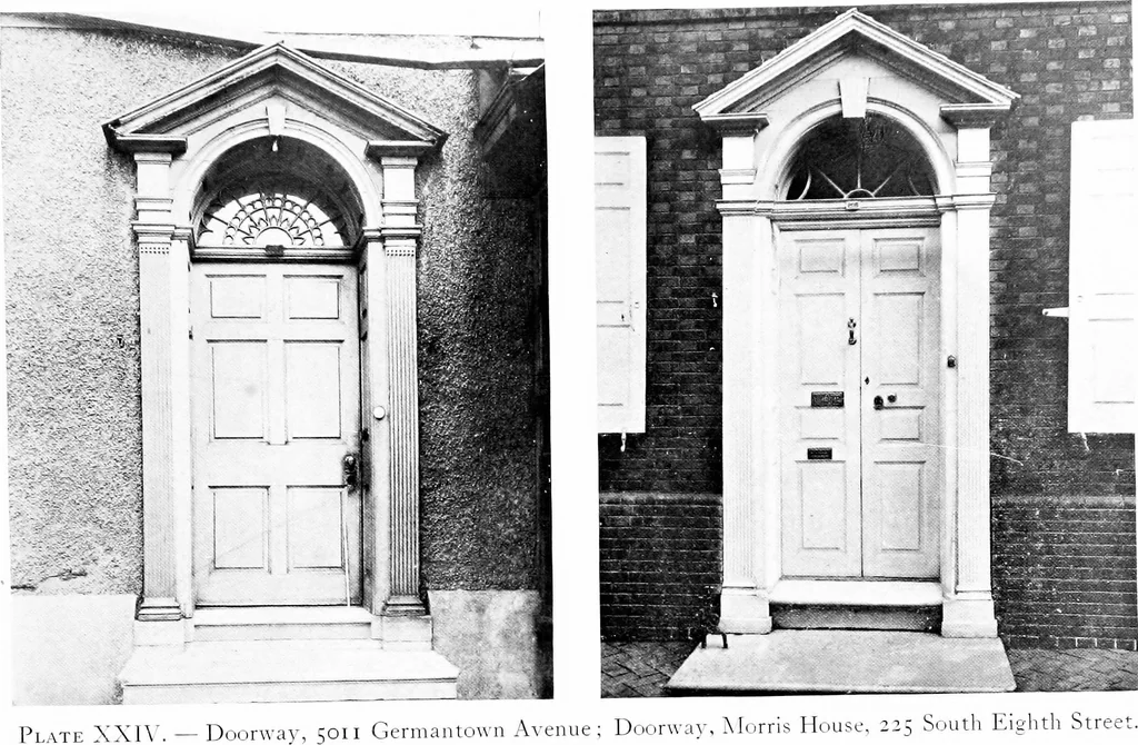 An illustration from The colonial architecture of Philadelphia, 1920, leaf 106