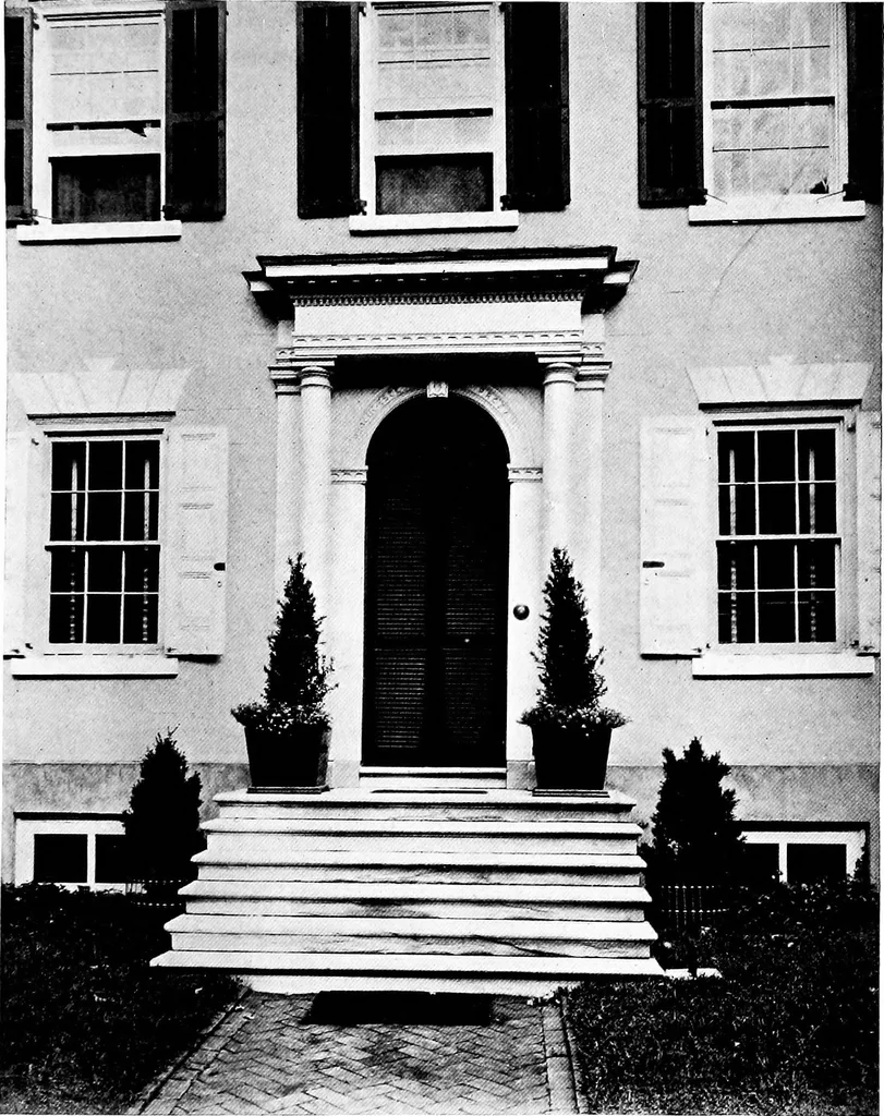 An illustration from The colonial architecture of Philadelphia, 1920, leaf 124
