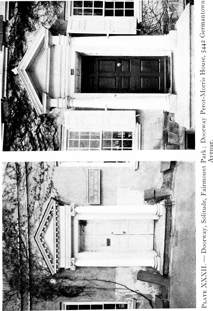 An illustration from The colonial architecture of Philadelphia, 1920, leaf 130