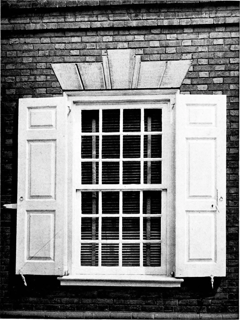An illustration from The colonial architecture of Philadelphia, 1920, leaf 167