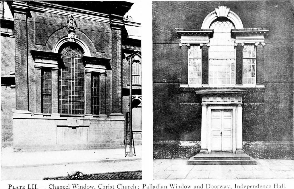 An illustration from The colonial architecture of Philadelphia, 1920, leaf 196