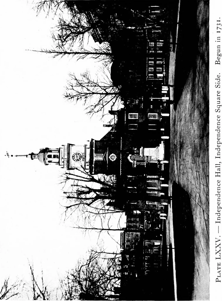 An illustration from The colonial architecture of Philadelphia, 1920, leaf 261