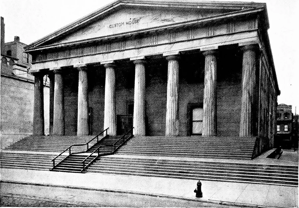 An illustration from The colonial architecture of Philadelphia, 1920, leaf 319