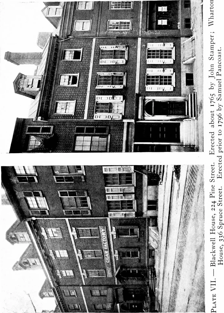 An illustration from The colonial architecture of Philadelphia, 1920, leaf 49
