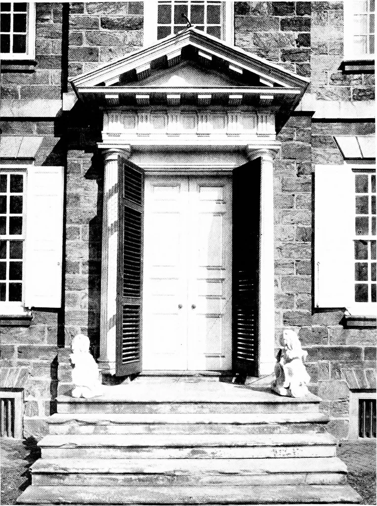 An illustration from The colonial architecture of Philadelphia, 1920, leaf 7