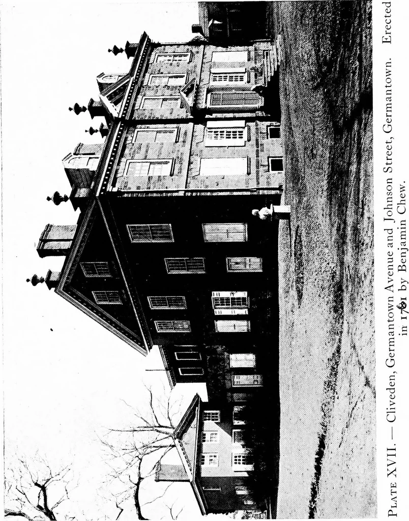 An illustration from The colonial architecture of Philadelphia, 1920, leaf 77