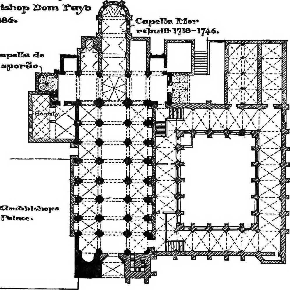 An illustration from Portuguese architecture, 1908, leaf 95