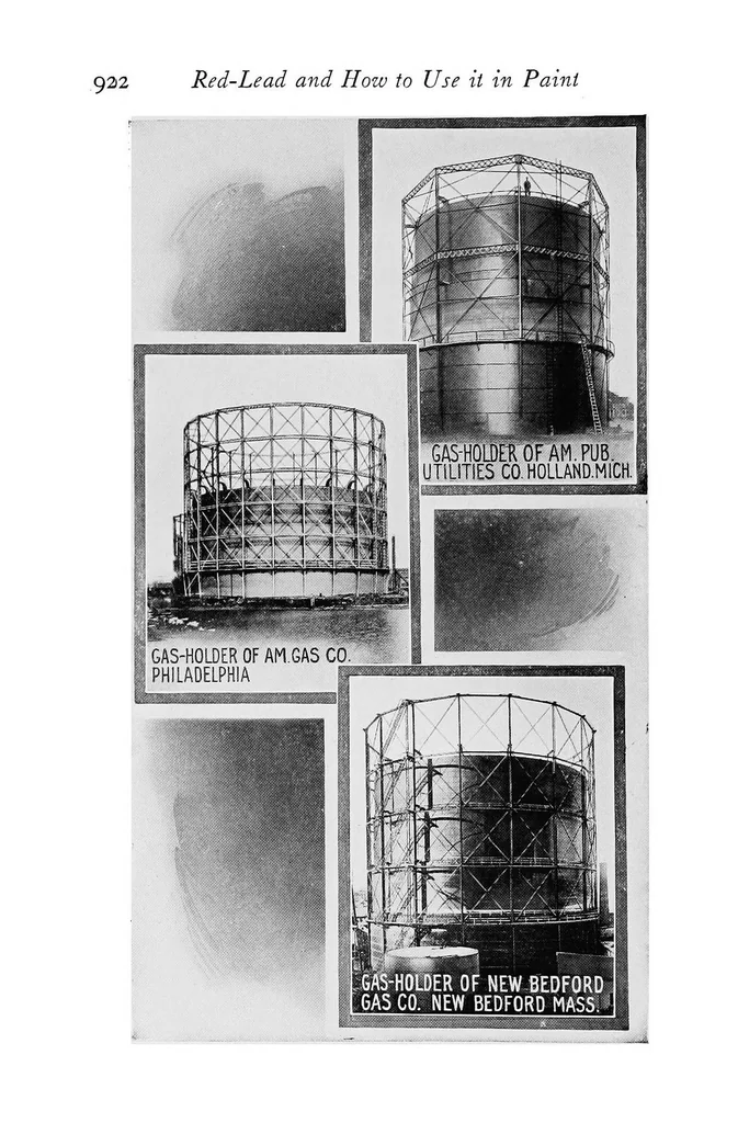 An illustration from Red lead and how to use it in paint, 1920, leaf 107