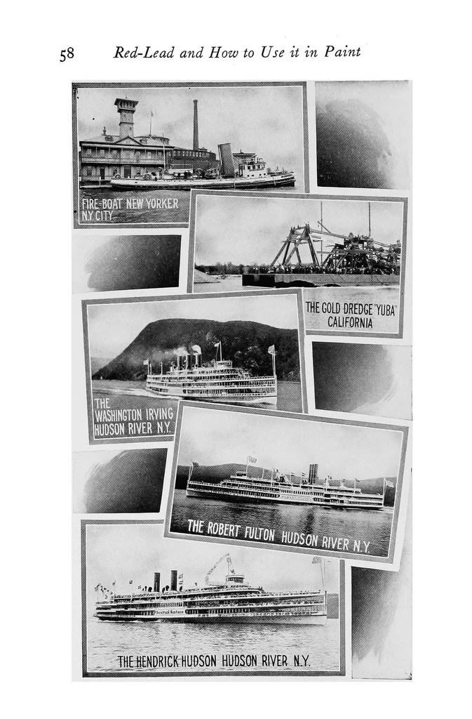 An illustration from Red lead and how to use it in paint, 1920, leaf 73