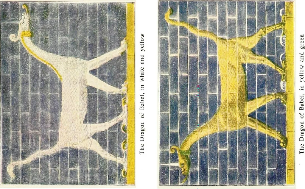 An illustration from Leadless decorative tiles, faience, and mosaic, comprising notes and excerpts on the history, materials, manufacture & use of ornamental flooring tiles, ceramic mosaic, and decorative tiles and faience, 1904, leaf 64